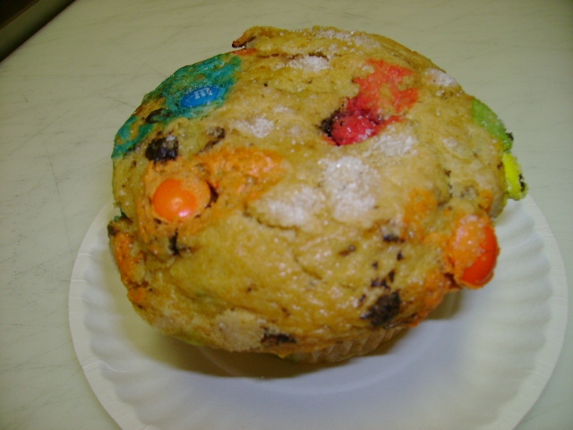 M & M Chocolate Chip Muffin